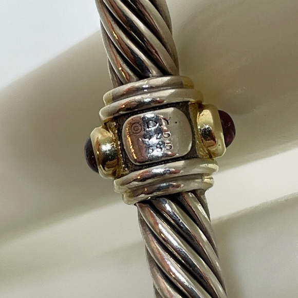 Matching David Yurman 5mm Renaissance Bracelets, Medium Size - Picture 11 of 12